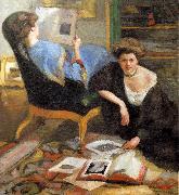 Robert Breyer Women Reading France oil painting artist